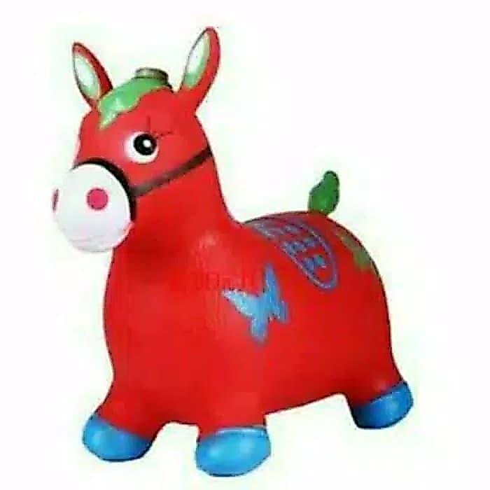 Mainan Anak Boneka Binatang Karet Jumping Animal musik