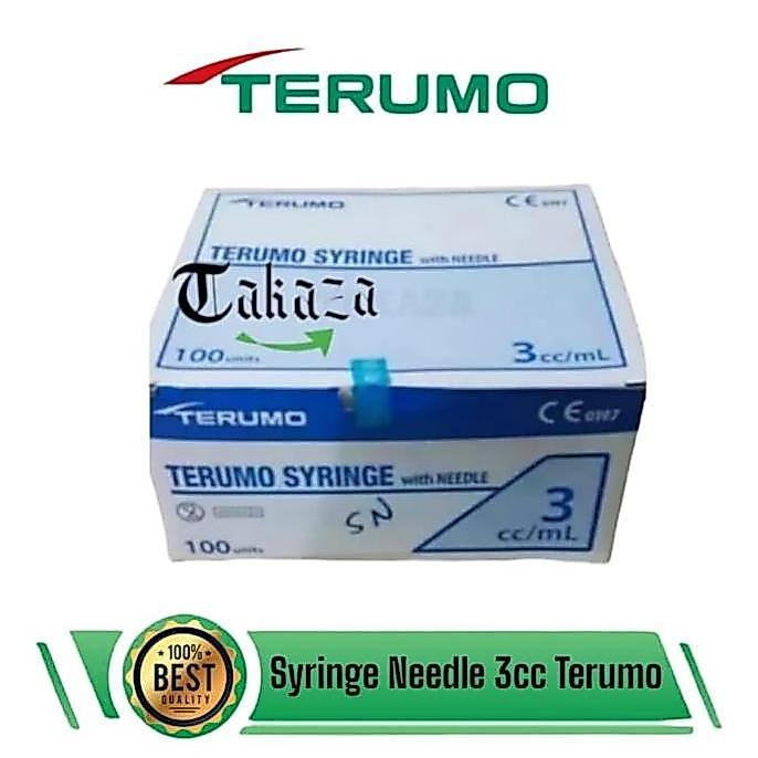 Syringe Terumo 3ml Spuit 3cc with Needle isi : 100