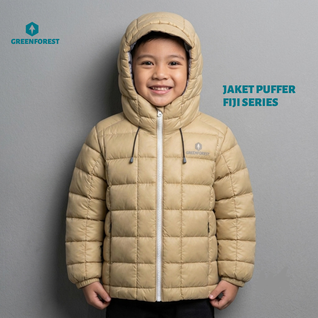 Greenforest Fiji Jaket Puffer Gorpcore Synthetic Down - Jaket Puffer Anak - Jaket Musim Dingin Anak