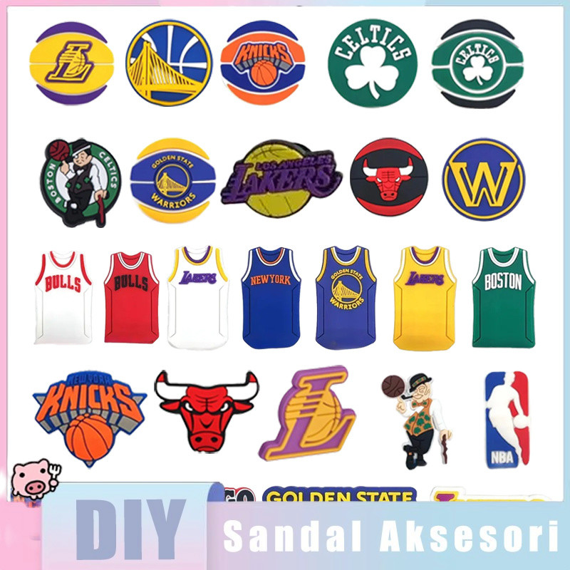 Hot Hiasan Sandal Pin Sandal Dekorasi Sandal Buah Jimat Buaya Bintang Sepak Bola DIY Kartun Bakiak O