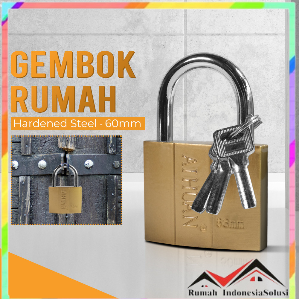 

- SHIHUAN Gembok Rumah Anti Maling House Padlock Hardened Steel - IDP -