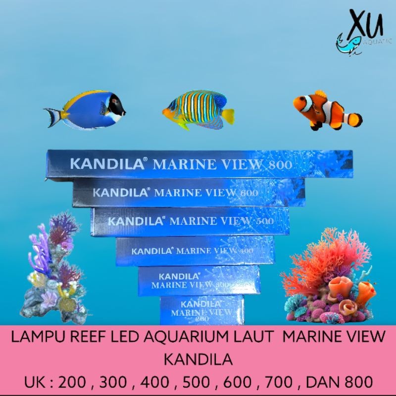 LAMPU AQUARIUM / LAMPU KANDILA MARINE VIEW SPECIALIS AQUARIUM LAUT / REEF TANK