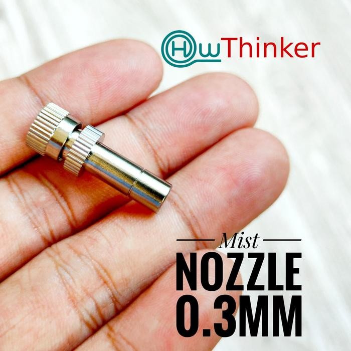 Mist Nozzle Kabut Misting Sprinkler Sprayer 0.3mm or 0.2mm - Nozzle 0.3mm BEST