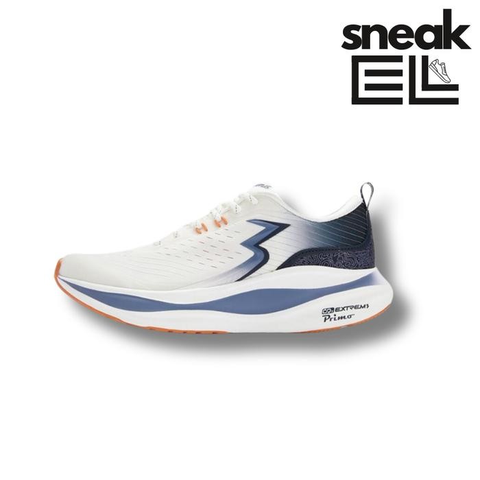 361° Ventus Blue White Original Sepatu Running Pria/Running Shoes 672542241-2