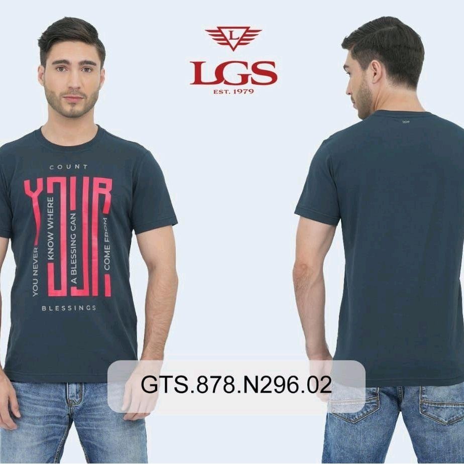 [LGS ORIGINAL ] Baju Kaos Oblong Pria LGS Bahan Premium /Bahan Adem Nyaman