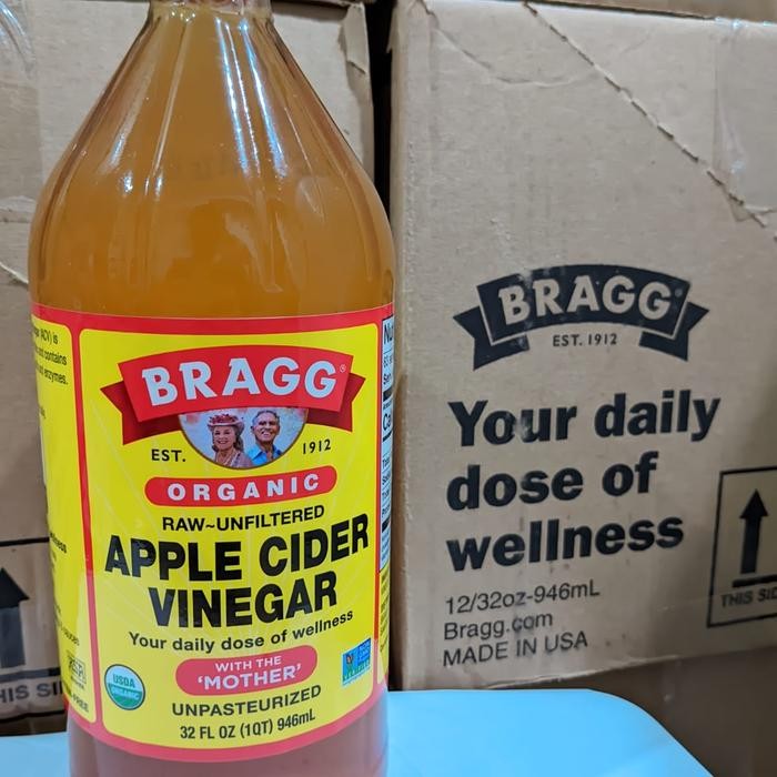 

HOT PRODUK Bragg apple cider vinegar 946ml / cuka apel original