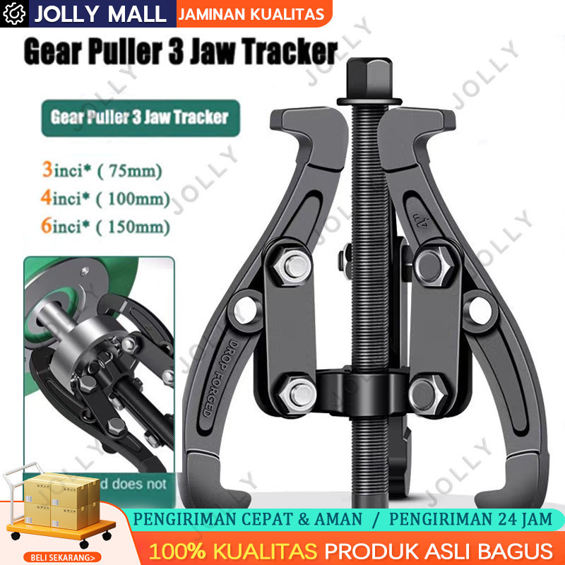 

Treker 3 Kaki 6Inch/4Inci/3Inci Treker Bearing 3 Kaki - Gear Puller 3 Jaw Tracker, Alat Pencabut Bearing Laher ALAT MELEPAS BEARING - ALAT MELEPAS LAHER Bahan Berkualitas Tinggi Alat Pencabut Bearing Laher COD Ready Stock