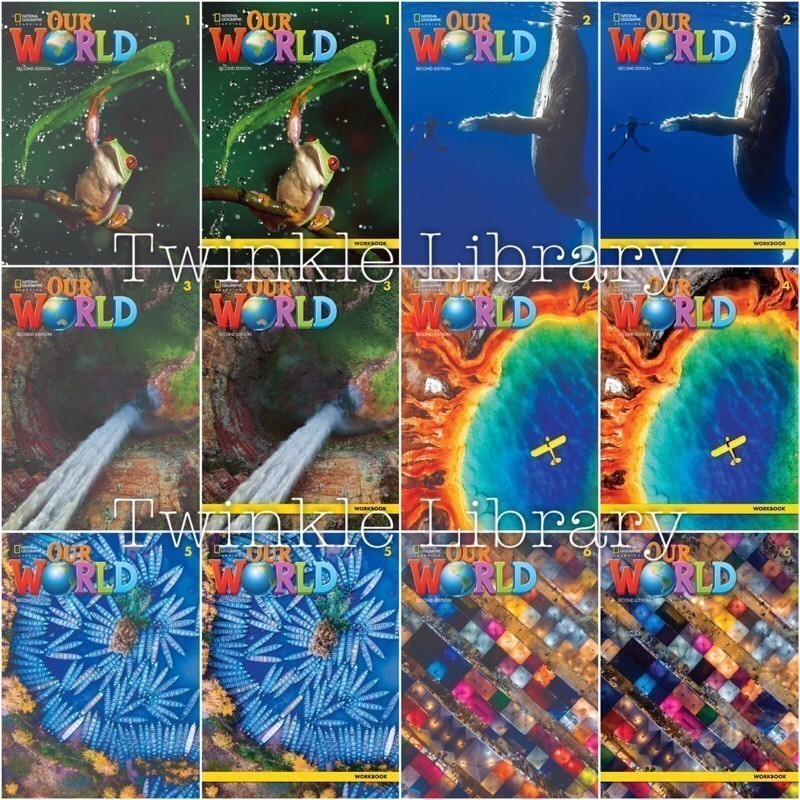 BUKU FISIK [Second Edition] Our World Starter 1 2 3 4 5 6 2nd edition Student’s Book / Workbook / Gr