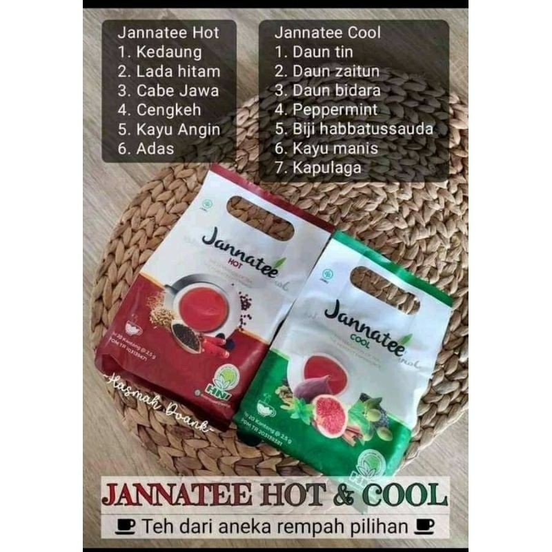 

Janna Tea Hot HNI HPAI Original, BPOM
