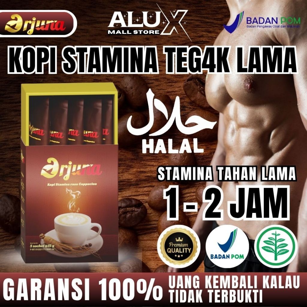 

TERLARIS KOPI ARJUNA Kopi Stamina Kuat Tahan Lama Extrak Gingseng 1 box