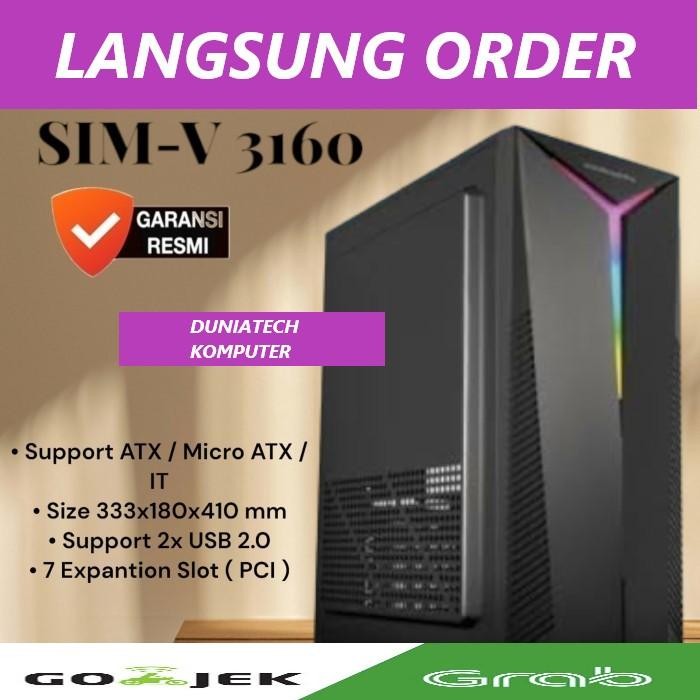 CASING SIMBADDA SIM V SIMV SIM-V + PSU 380W