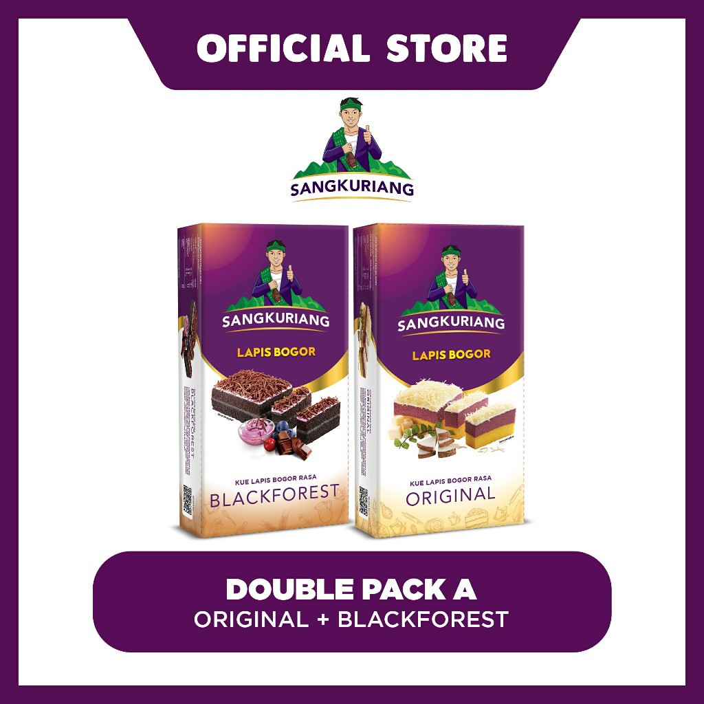 

Double Pack A (Reguler - Original + Blackforest)