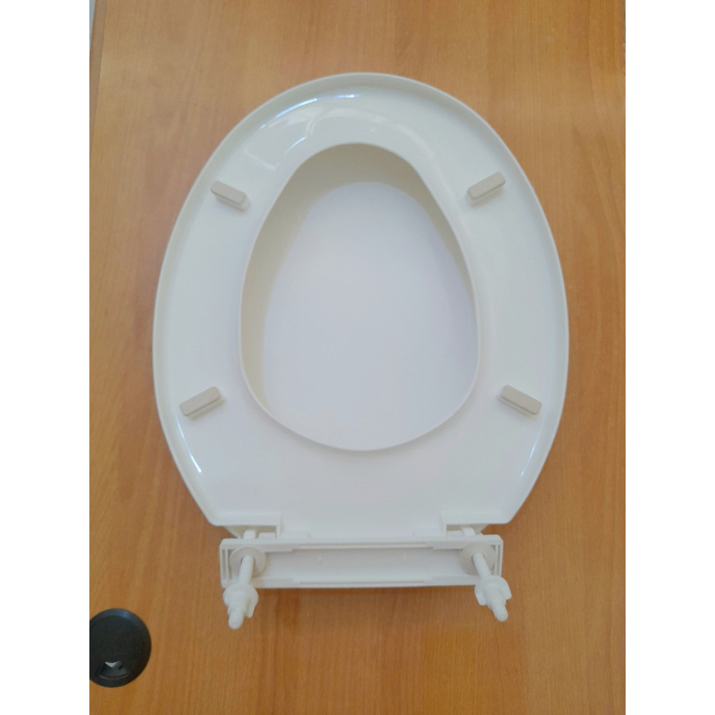 Tutup kloset duduk 1 set universal cocok untuk TOTO,ICEPOL,AMERICAN STANDARD,INA,VOLK+baut komplit(A