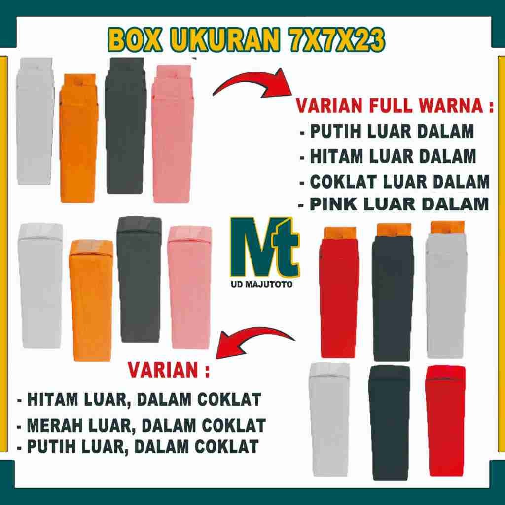 

Box 7x7x23 Cm / Box Packing A1 / Box Thumbler / Karton Polos