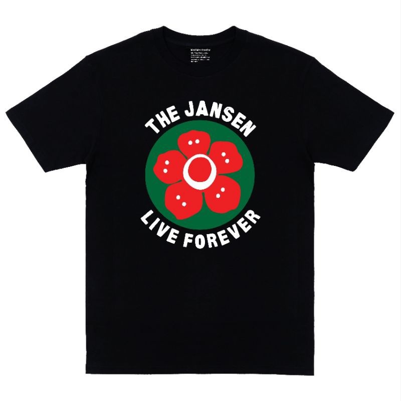 The jansen - Live forever - logo front/kaos band the jansen T-shirt the jansen