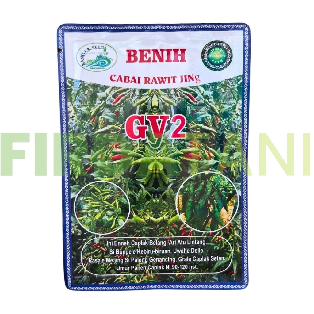 Cabe GY2 10gr Lokal Aceh Buah Lebat Original Cabe Rawit Hijau Gayo 2 Aceh Cabai Tanaman Benih