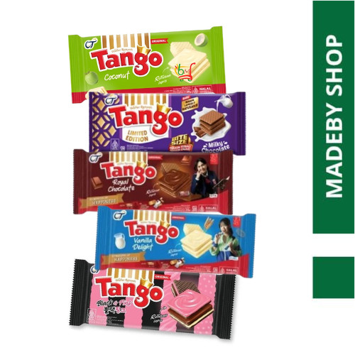 

Tango Wafer Ukuran 35gram KEMASAN BARU - SNACK makanan ringan jajanan cemilan camilan pedas asin gurih manis murah