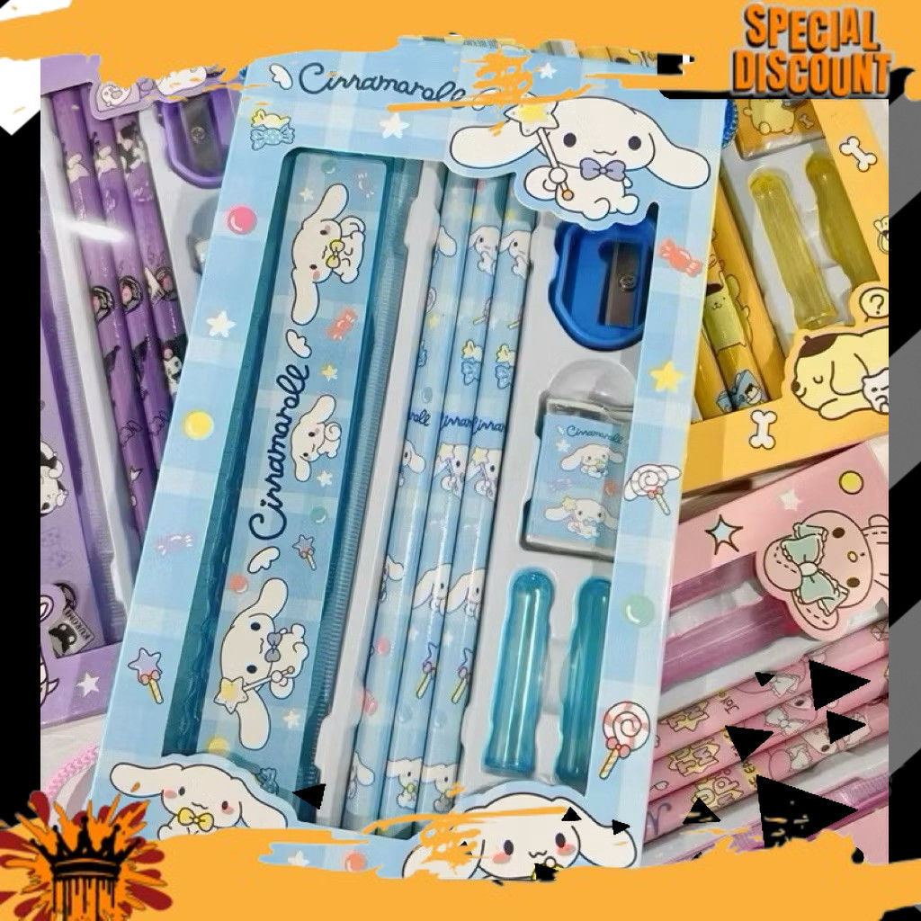 

NEW Stationery Set Alat Tulis 8 In 1 Lucu Karakter Paket Perlengkapan Alat Tulis Souvenir Hampers Anak Sekolah 3354 EVN