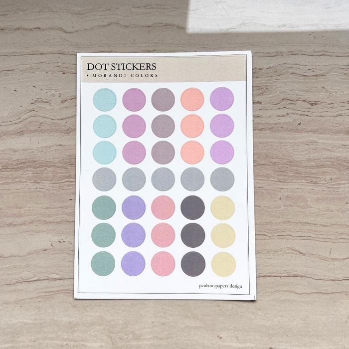 

Decorative DOT Sticker Journalling Aesthetic by peulanopapers - MORANDI M