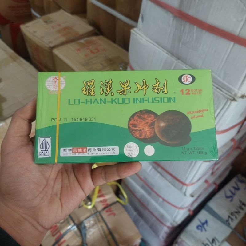 

Lo Han Kuo Infusioun Minuman Herbal 12Pcs Membantu Meredakan Panas Dalam