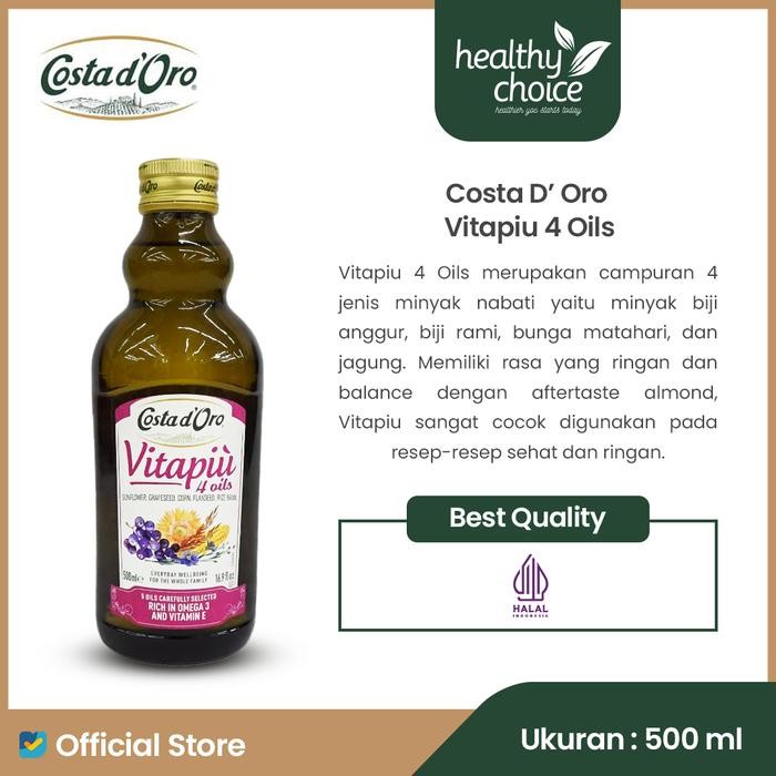 

PROMO! COSTA D'ORO VITAPIU HEALTHY BLEND OIL 500 ML