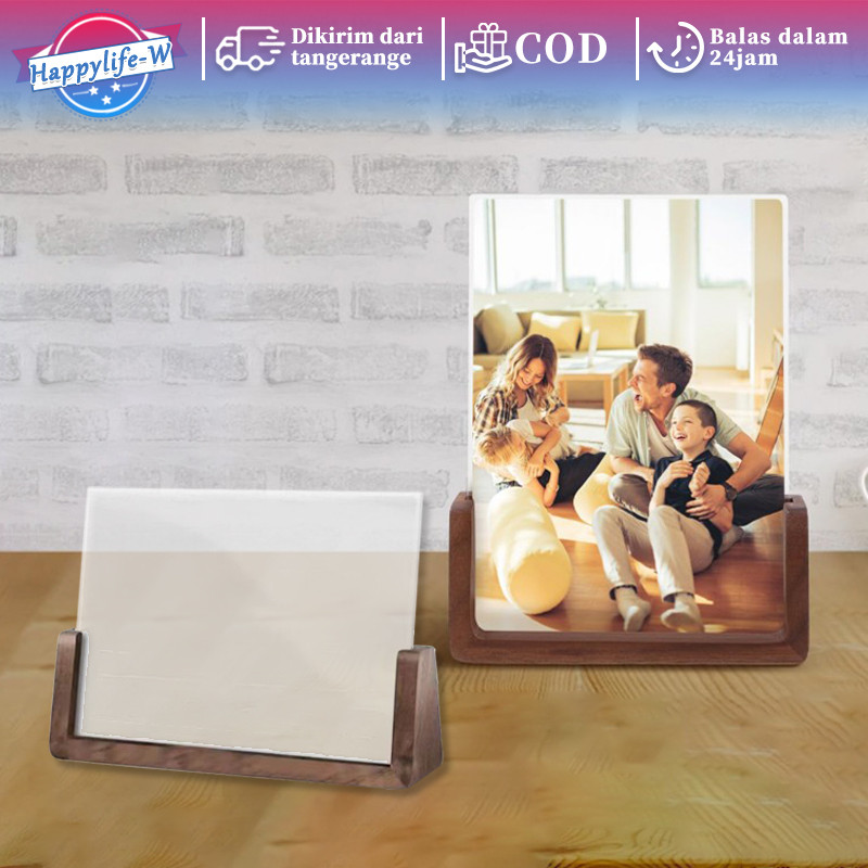 Tempat Menu Berdiri Stand Display Menu Stand Menu Cafe Stand Menu Meja A4 Standing Menu Holder
