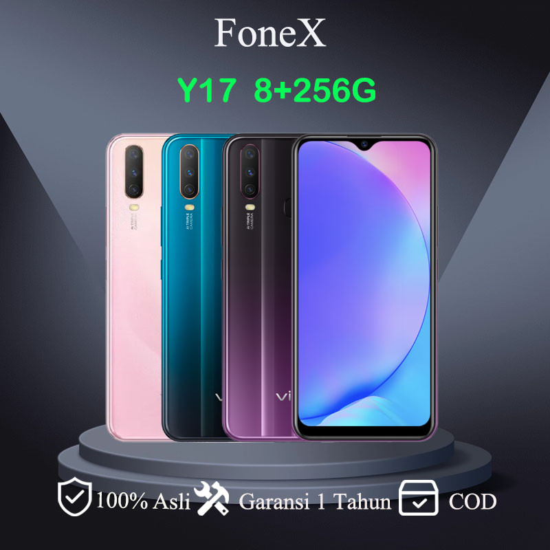 HP Vivo Y17 RAM 8/256GB Handphone 6.35 lnci 5000Ah Baterai Android Smartphone Pensel Indonesia