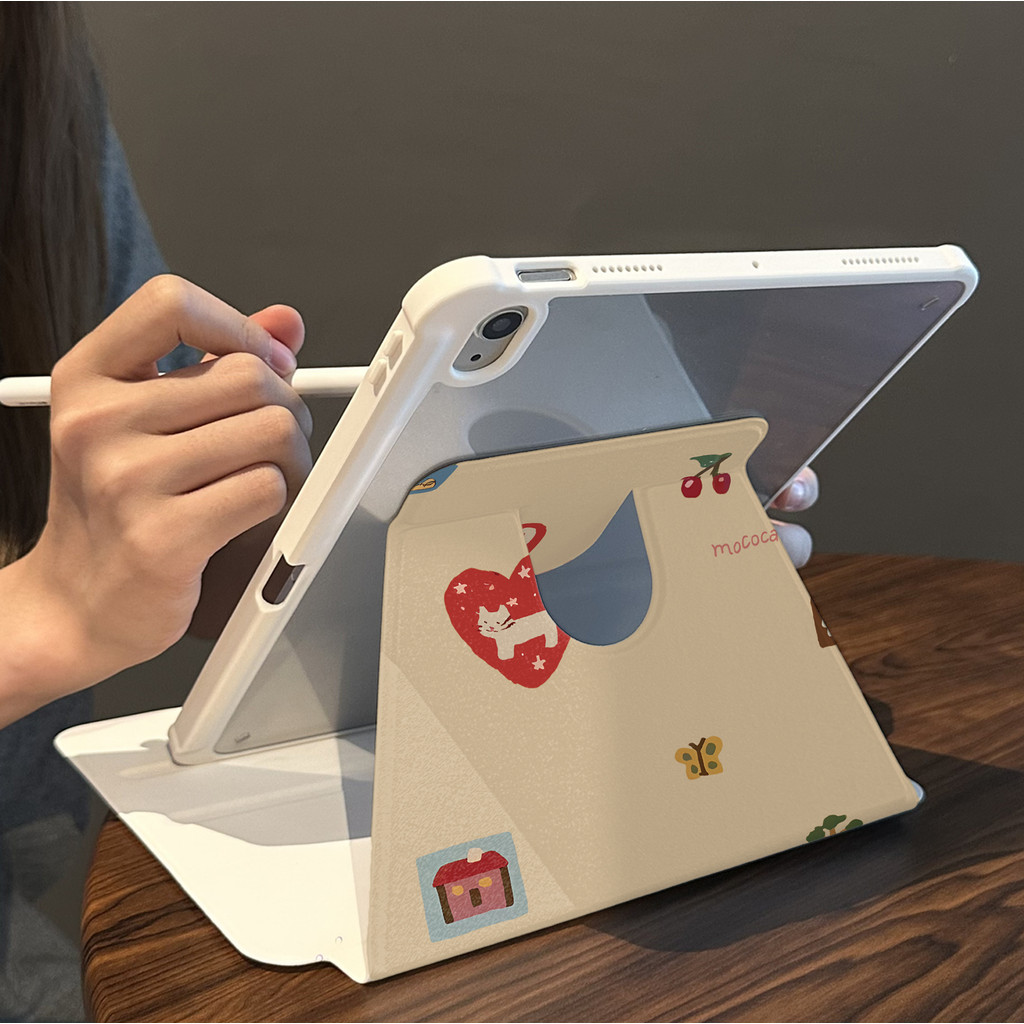Cocok untuk ipad gen 10 tablet case pelindung lucu ipad air 5 rotasi ipad air1 2 3 2018 ipad pro 11 