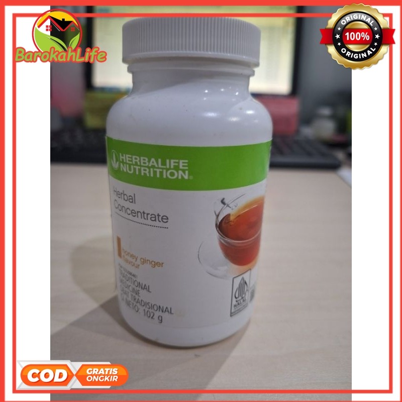 Teh Herbal (PRELOVED) HERBALIFE HERBAL CONCENTRATE / THERMO HONEY GINGER Detox, Penghalang Lemak, Pe