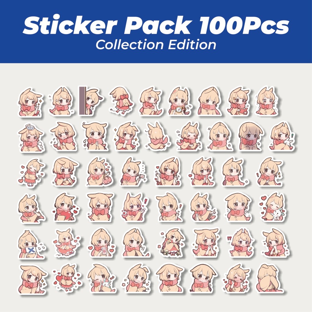 

Hot Stiker Funny Character Cute Bunny Girl Lucu Anti Air Stikers Berperekat Waterproof Sticker Decal Buat Motor Helm Buku Journal Koper Casing HP Laptop Botol Minum