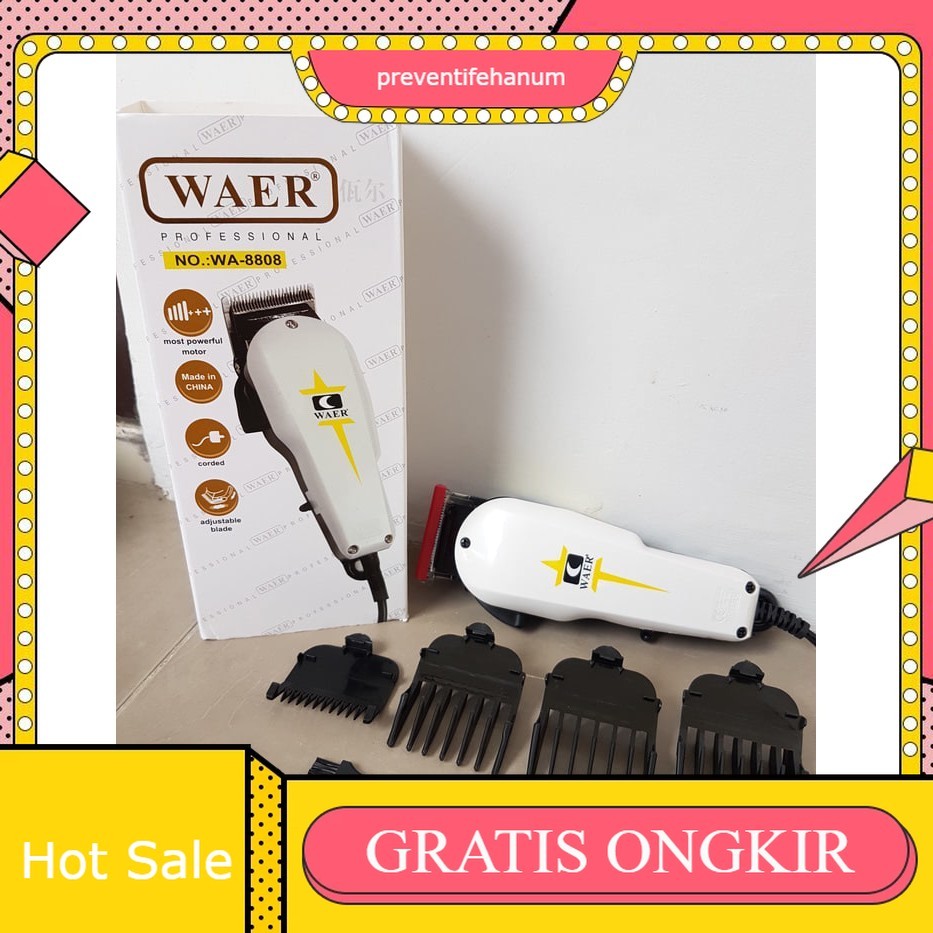 Alat Mesin Cukur Potong Pencukur Bulu Anjing Kucing Hewan Waer