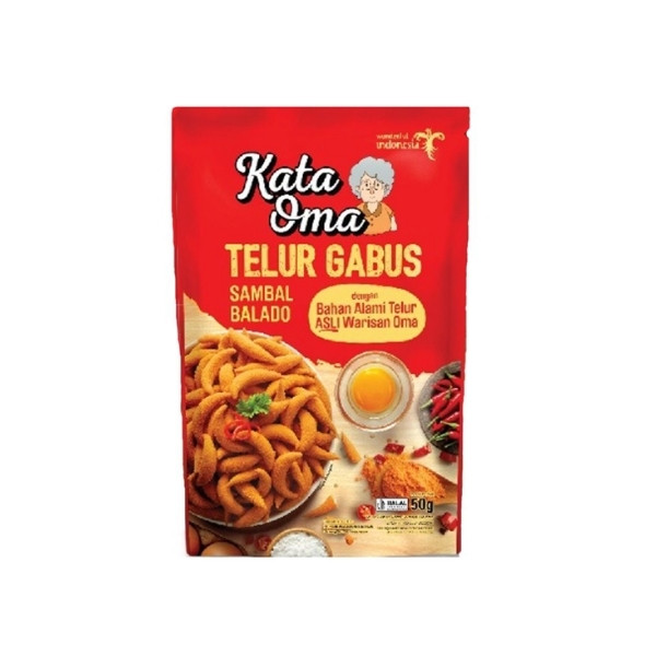 

KATA OMA TELUR GABUS BALADO POUCH 50 GR