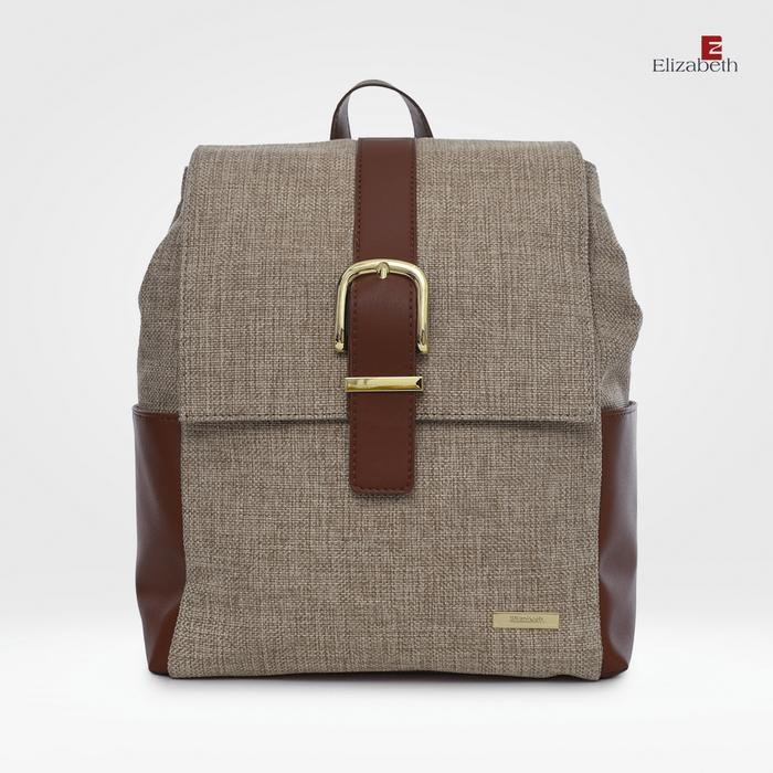 ORIGINAL Tas Ransel Wanita Elizabeth Backpack 0055-6345 - Khaki