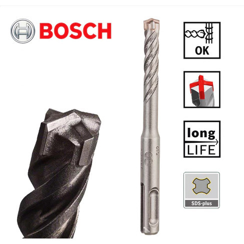 Bosch Mata Bor Beton SDS PLUS-5X Hammer Drill Bit SDS PLUS 8X100X160