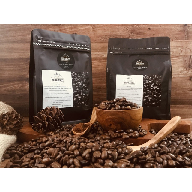 

Sumatra Highlands - KOPI BUBUK GAYO ARABICA PREMIUM COFFEE BUBUK/BIJI 200 GR