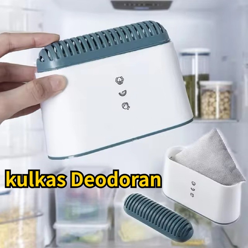 Anti Bau Kulkas Arang Bambu Penghilang Bau Tidak Sedap & Penjaga Kesegaran Makanan Alami & Efektif