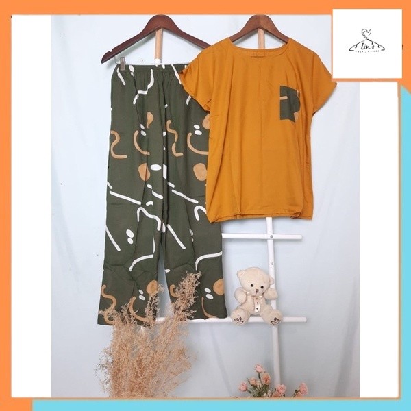 BABYDOLL CELANA PANJANG RAYON VOl. 1 | PIYAMA KEKINIAN | BABYDOLL KEKINIAN