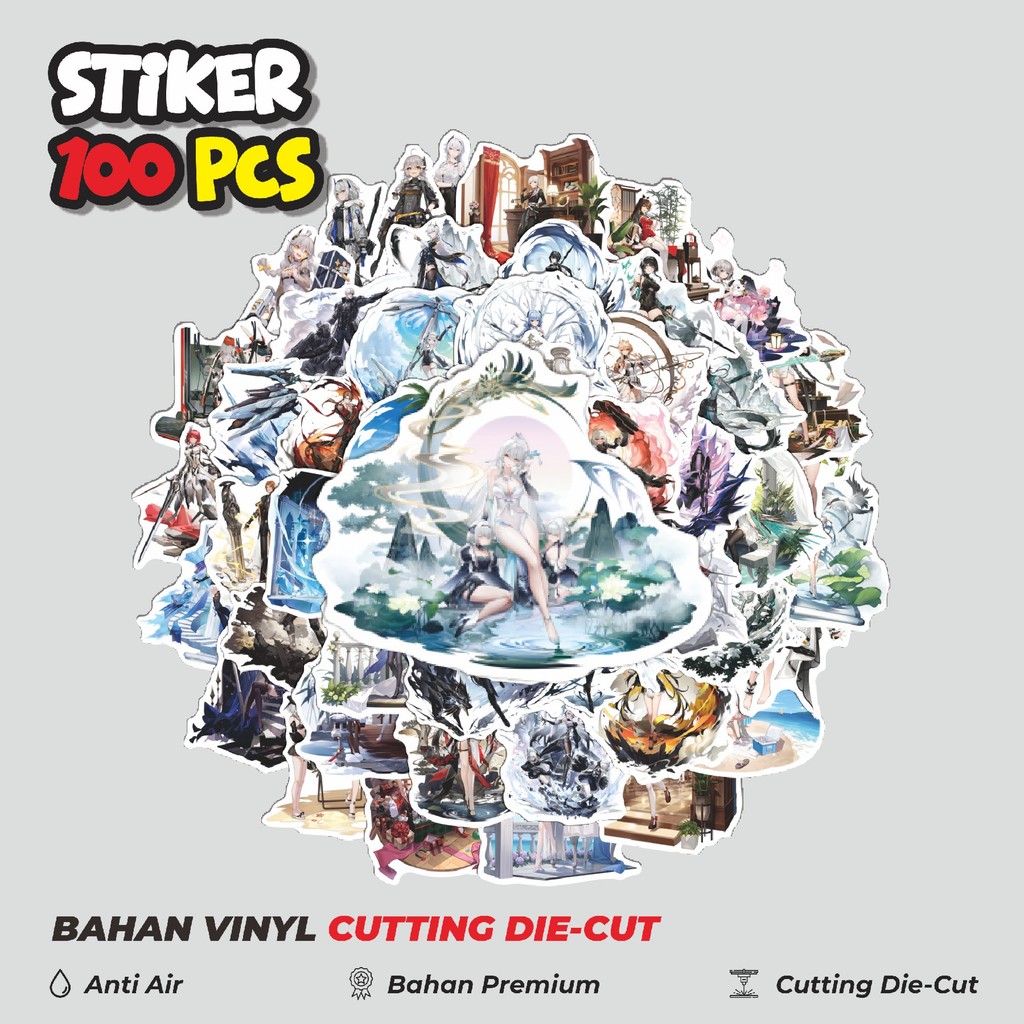 

Terbaru! 50 pcs Stiker Game AG Character Dekorasi Lucu Kreatif untuk Notebook, Skateboard, HP