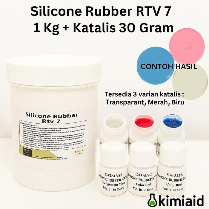 

promo Silicone Rubber Rtv 7 1Kg Silikon Cetakan Silikon Resin Mainan Cetakan - Merah terlaris