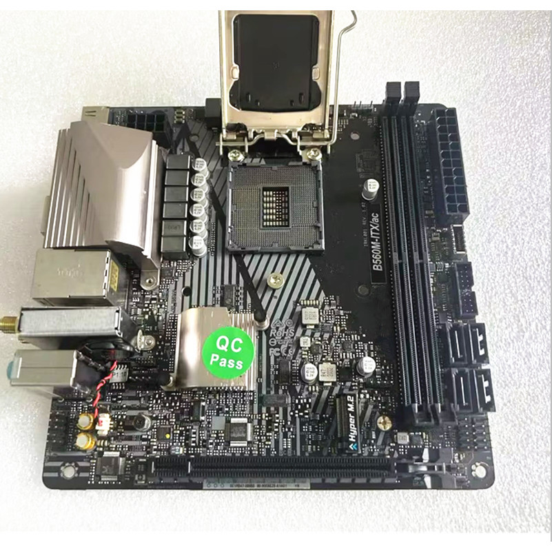B560 B560M Mini-ITX Motherboard ASROCK B560M-ITX/ac LGA 1200 DDR4 64GB M.2 PCI-E 4.0 support Core i9