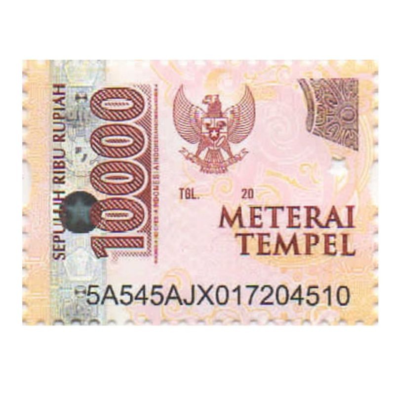 

Materai 10.000 100% Asli