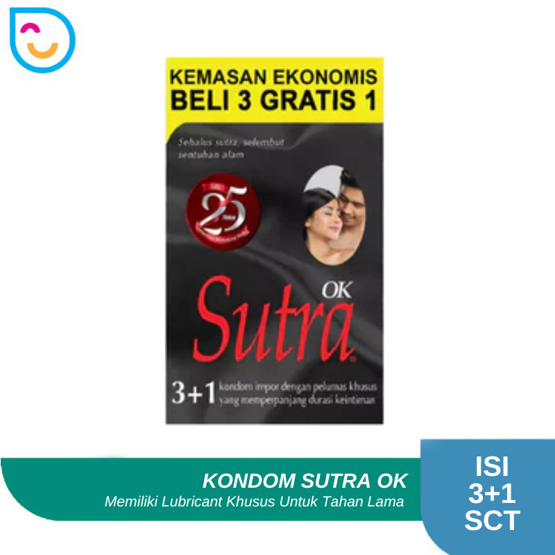 Kondom Sutra OK isi 3 Pcs - Kondom Hitam Sutra / Kondom Sutra (COD)
