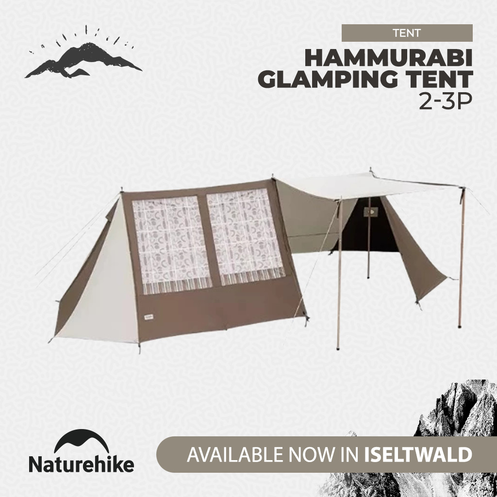 Naturehike Tenda Camping NH22CH001 Hammurabi Glamping Tent 2-3P
