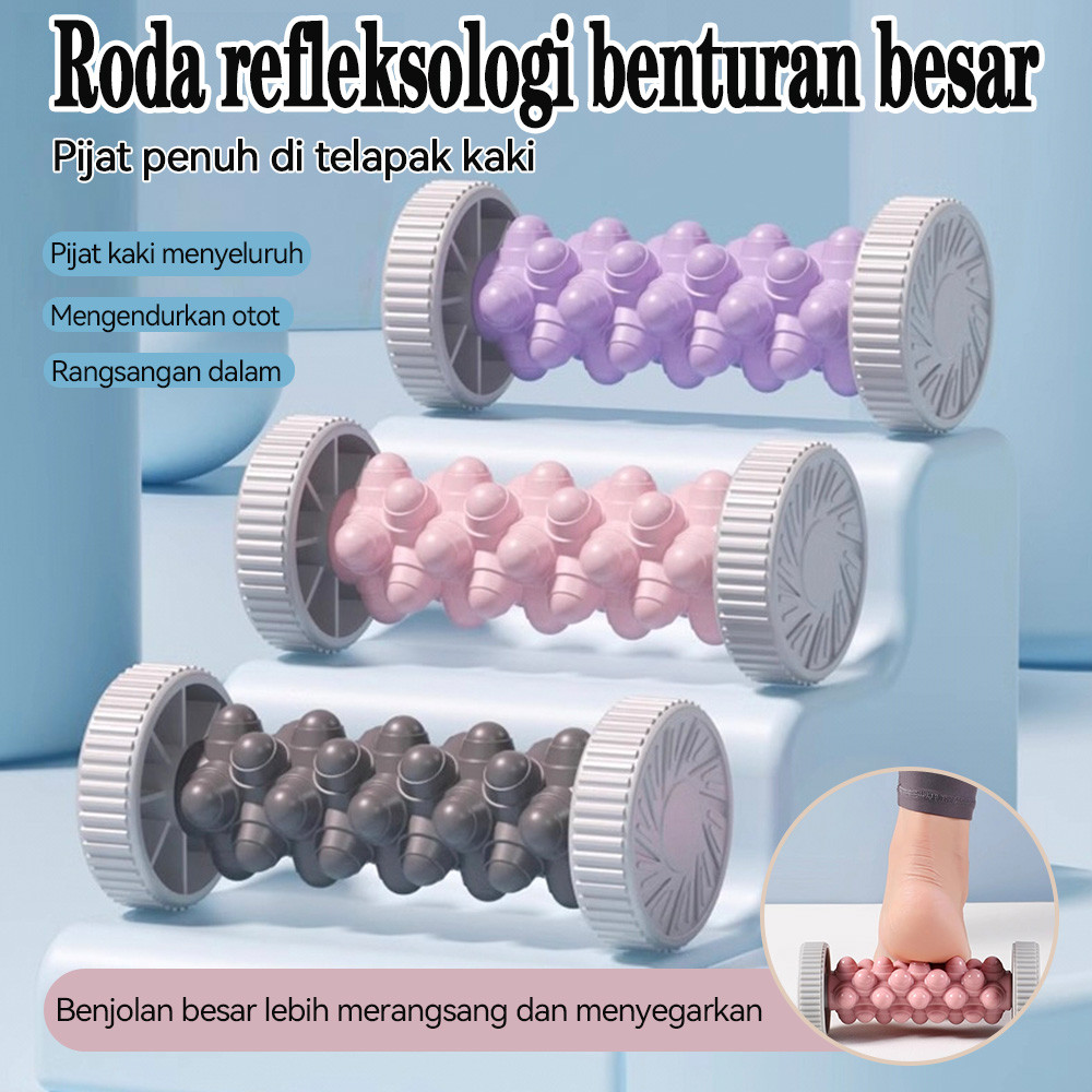 Therapy Telapak Pijit Roller Alat Kaki Relaxing Ball Massager Alat