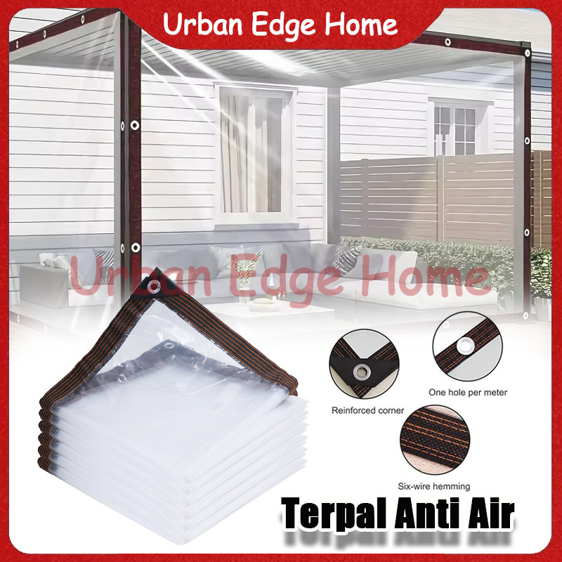 Terpal Plastik Bening / Tebal Plastik Bening Transparan/Tahan Hujan Transparan/PE Terpal Plastik