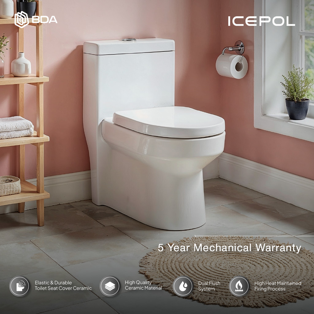 Icepol Closet Duduk Kloset WC Duduk Toilet Duduk IC 8086