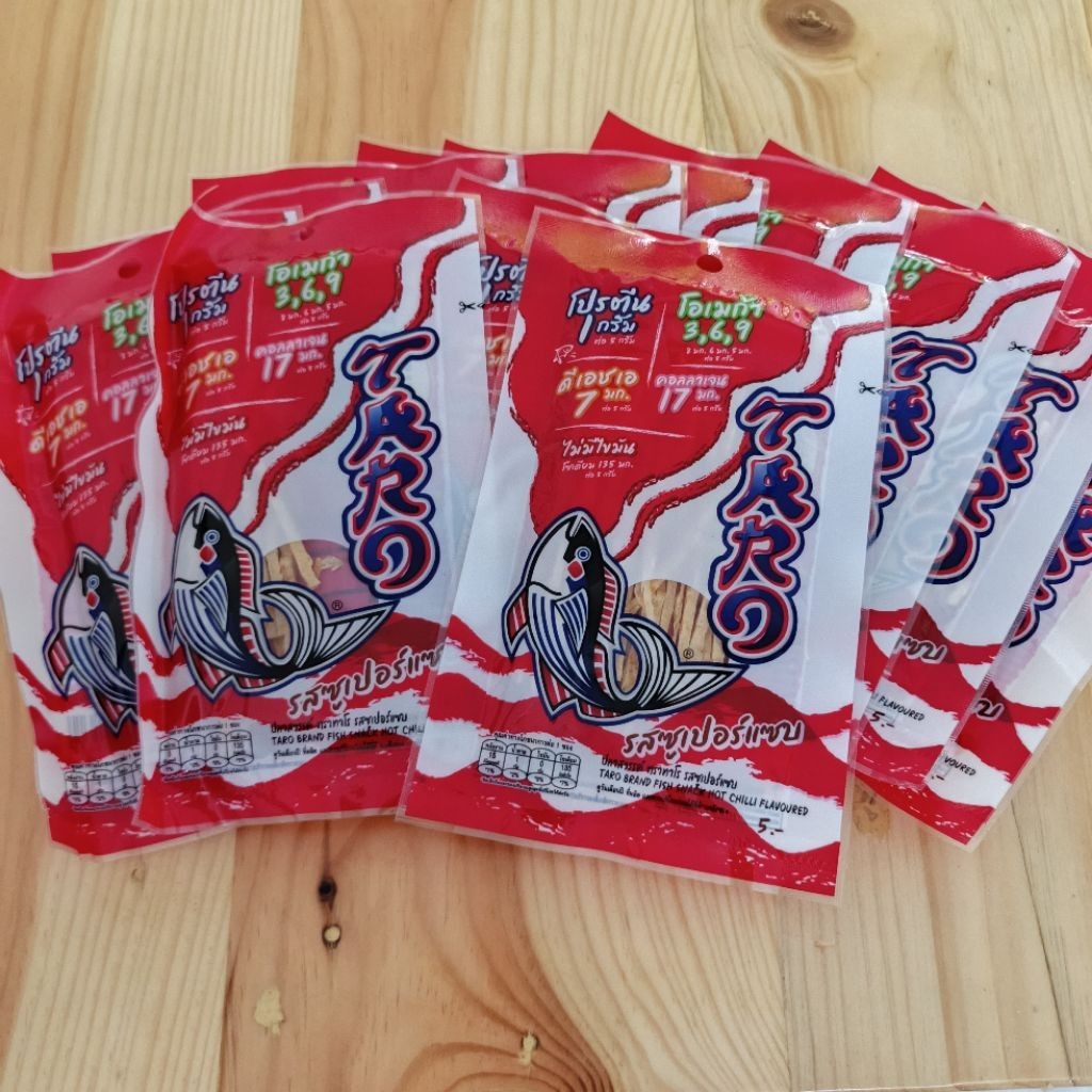 

Juhi Taro Fish Snack BKK Halal 6gr. bungkusan kecil