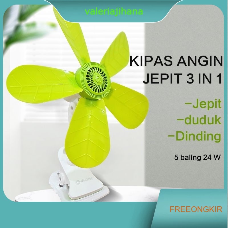 Mini fan jepit javotec 490(jepit~dinding~duduk) / Kipas Angin Jepit 24W / Kipas angin mini / Kipas A