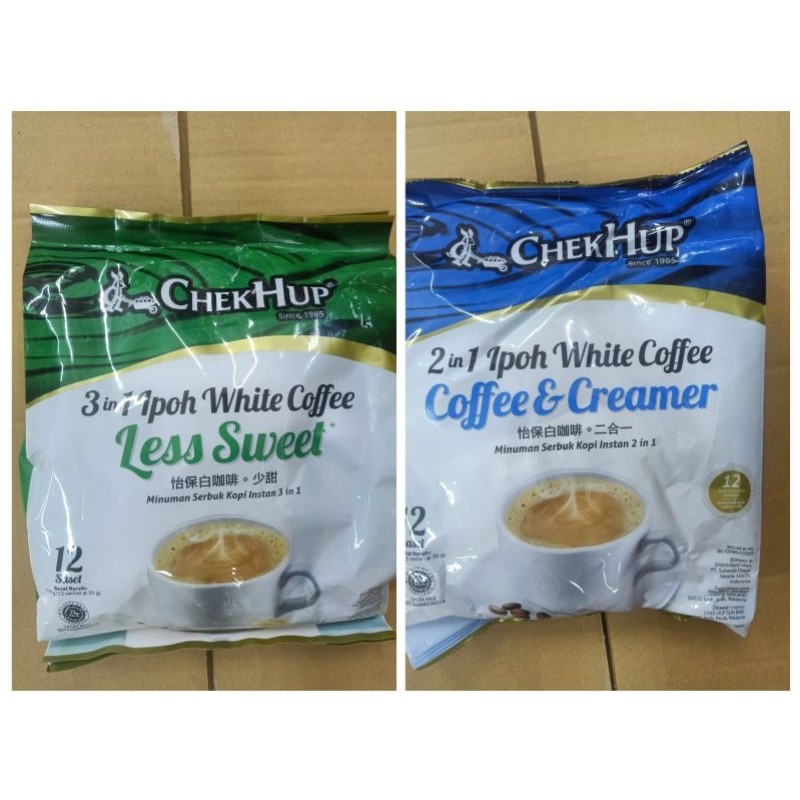 

Checkhup Ipoh White Coffee 3in1Less Sweet/2in1 Coffee & Creamer
