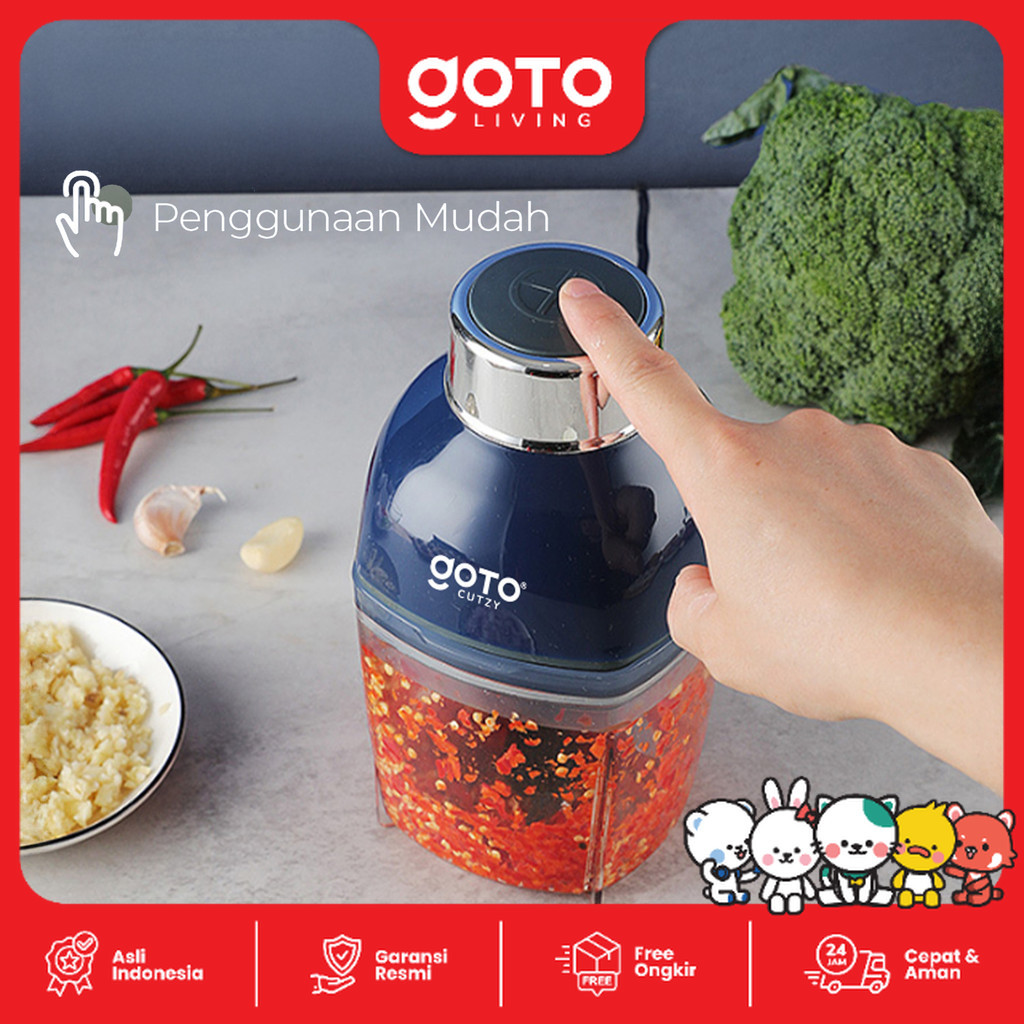 _Gabelio - Goto Cutzy Blender Chopper Daging Bumbu Multifungsi